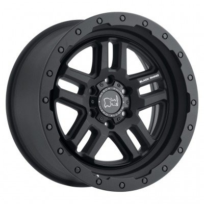 20X9.5 6X139.7/12 BLACK RHINO BARSTOW TEXTURED MATTE BLACK