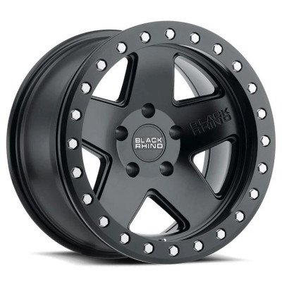 17X8.5 6X139.7 ET00 BLACK RHINO CRAWLER BEADLOCK MATTE BRONCE