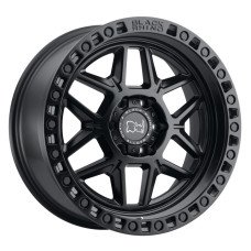 20X9.0 6X139.7/12 BLACK RHINO KELSO MATTE BLACK W/BLACK BOLT